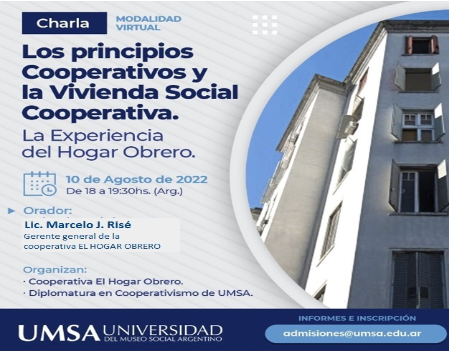 Charla Virtual, en colaboración con UMSA