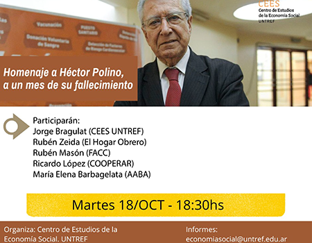 Homenaje a Héctor Polino, a un mes de su fallecimiento