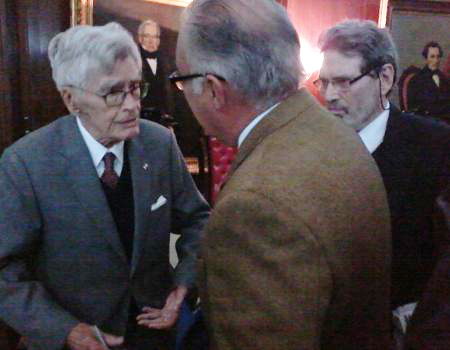 Emocionante encuentro con Mario Bunge