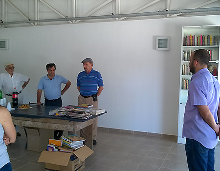 Se inauguró la Biblioteca en el Barrio Cooperativo  El Hogar Obrero - Paso del Rey 