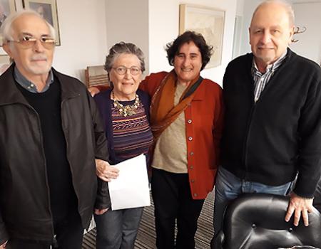 Reconocimiento a Renée Dunowicz por su aporte al hábitat social