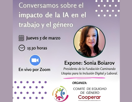 Conversatorio sobre IA, trabajo y género